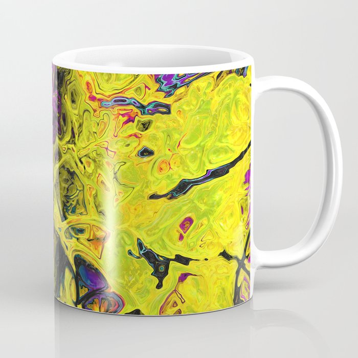 Surrealist Liquid Tie Dye Coffee Mug