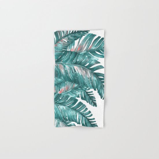 tropical blue Hand & Bath Towel