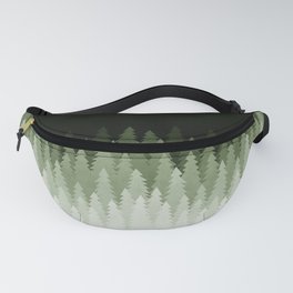 Pine Gradient as darkness falls Fanny Pack