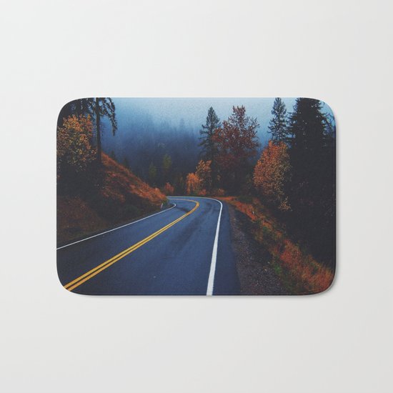 All roads lead to adventure Bath Mat