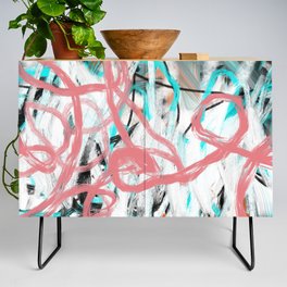 Abstract expressionist Art. Abstract Painting 88. Credenza