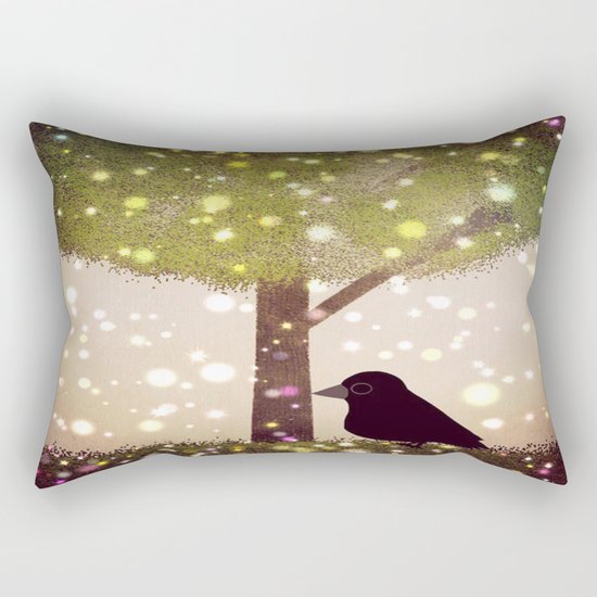 crow-50 Rectangular Pillow