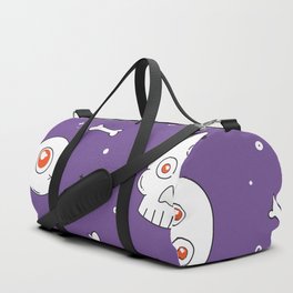 Skull Halloween Background Duffle Bag