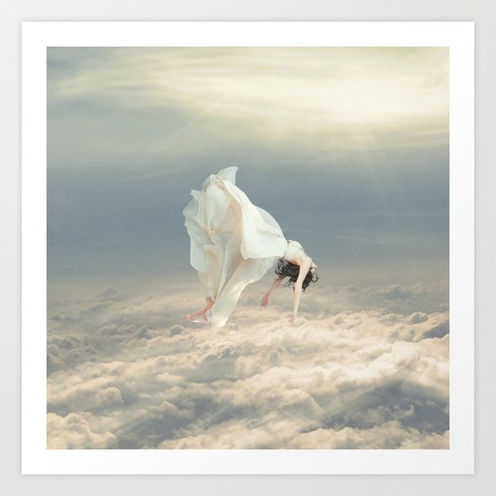 Free Falling Dream Art Print