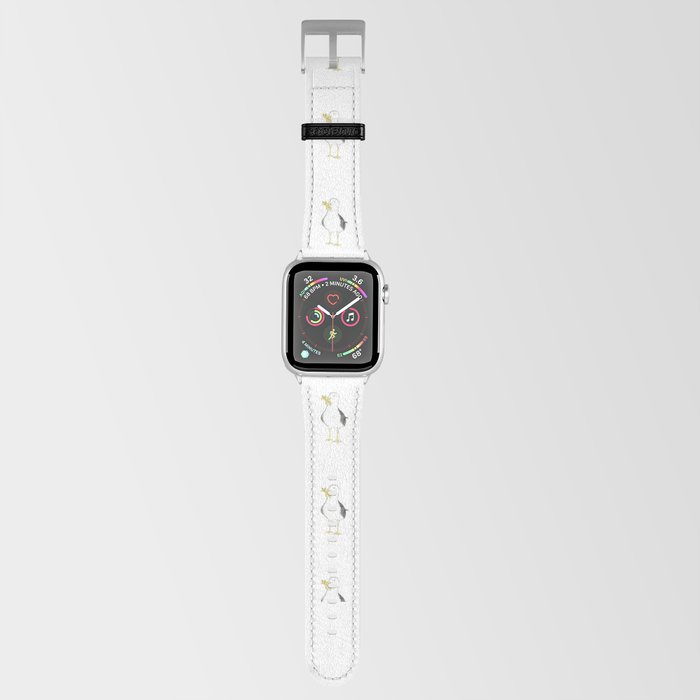 Seagull french fries watercolor Apple Watch Band