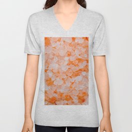 Himalayan Salt Rock Crystals Photograph Pattern V Neck T Shirt