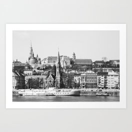 A Nice Day in Budapest Art Print