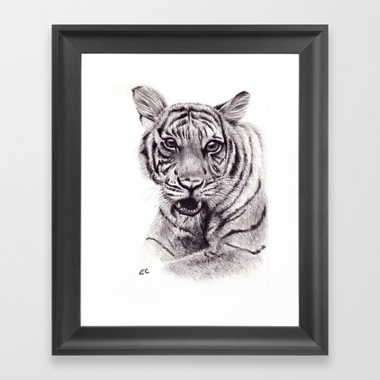 Tiger Framed Art Print