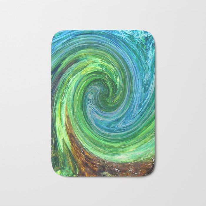 Sea Color Twirl Bath Mat