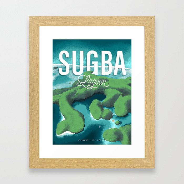 Sugba Lagoon | Siargao Philippines | Travel Printt Framed Art Print