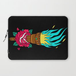 TORCHED ROSE Laptop Sleeve