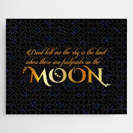 Inspirational moon quotes with zodiac constellations Jigsaw Puzzle