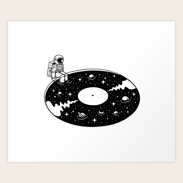 Cosmic Sound Art Print by Enkel Dika | Society6