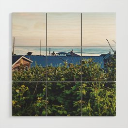 Oregon Coast Golden Hour Views | Travel Photography Wood Wall Art