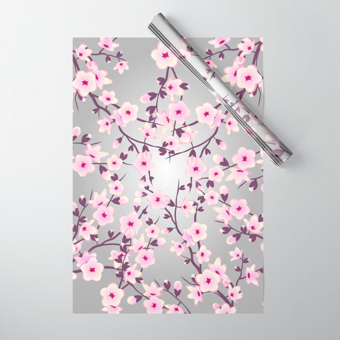 Cherry blossom wrapping outlet paper