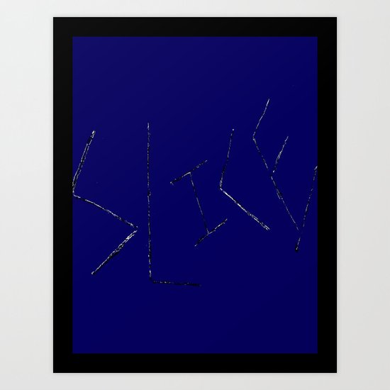 SLICE Art Print