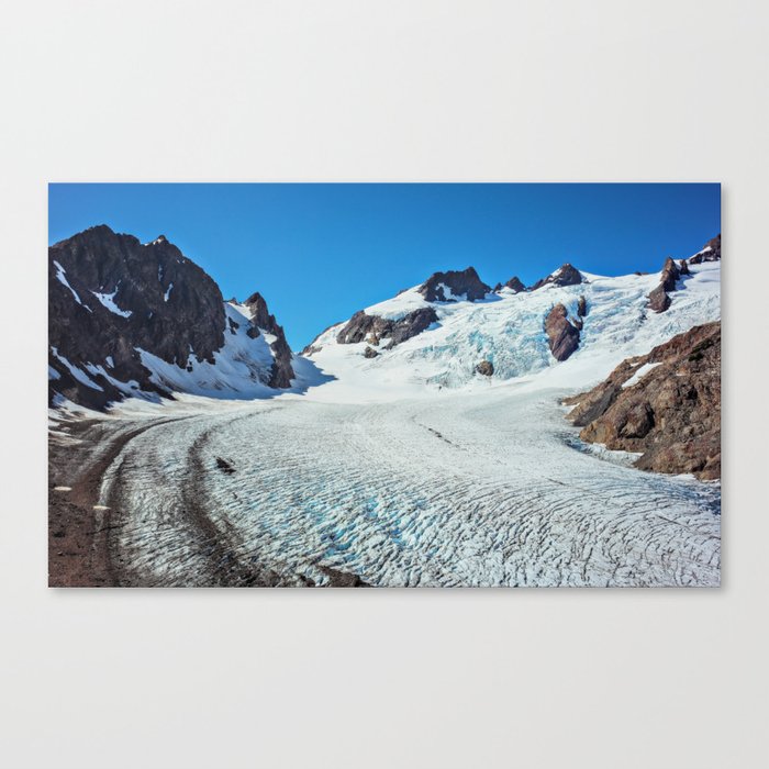 Blue Glacier Canvas Print