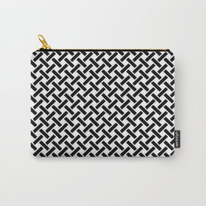 Basket Weave Pattern Inverted. Carry-All Pouch