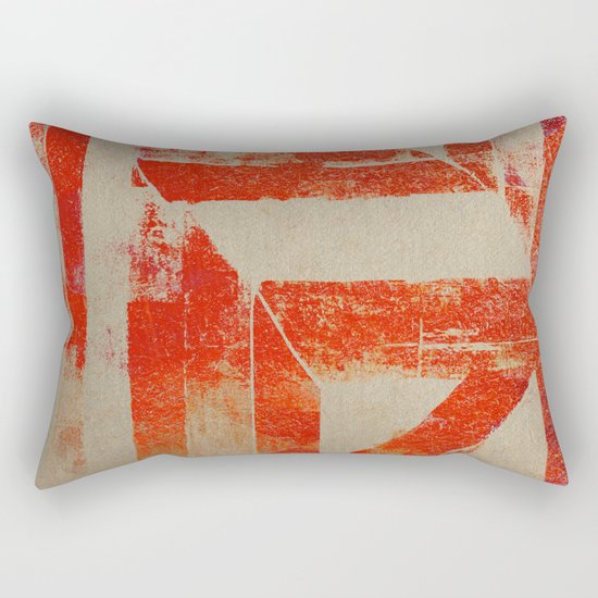 Ink Roller Rectangular Pillow