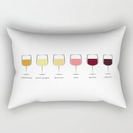 Wine Spectrum Rectangular Pillow