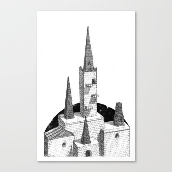 Hyrule Castle Canvas Print