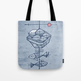 Five breads and two fish Tote Bag