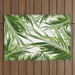 Palm Leaves Jungle - Cali Summer Vibes #1 #tropical #decor #art #society6 Outdoor Rug