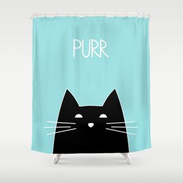 Purr Shower Curtain
