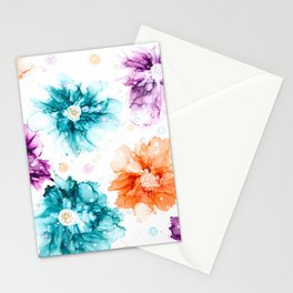 Tropical Blossoms Stationery Card