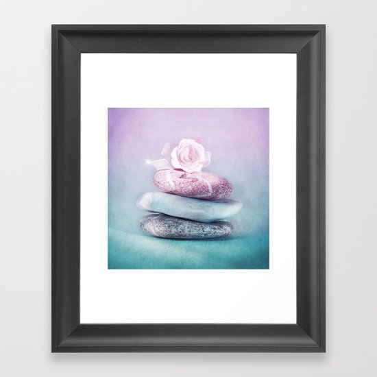 SOFT BALANCE Framed Art Print