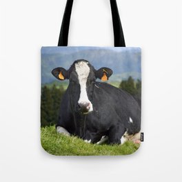 Cow portrait Tote Bag