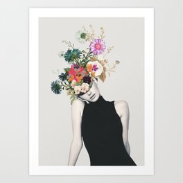 Floral beauty Art Print