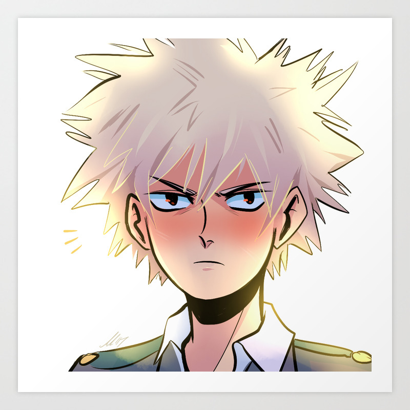 Bakugou Art Print By Andythelemon Society6