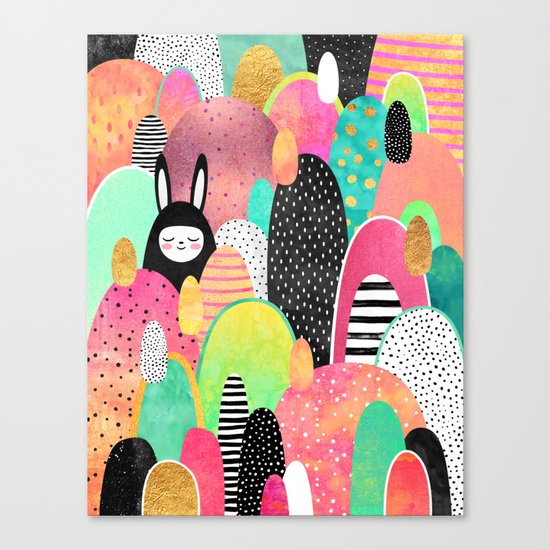 Deep in the forest Canvas Print