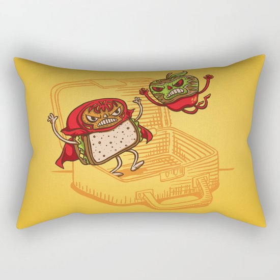 Lunchadores Rectangular Pillow