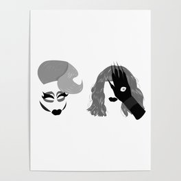 Trixie and Katya Poster