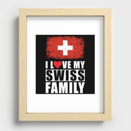Swiss Family Recessed Framed Print