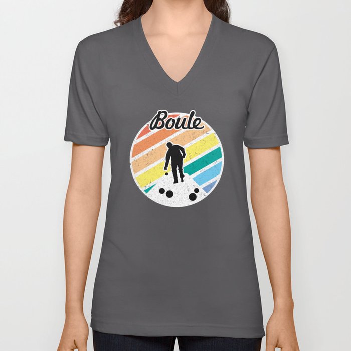 Boule Game Round V Neck T Shirt