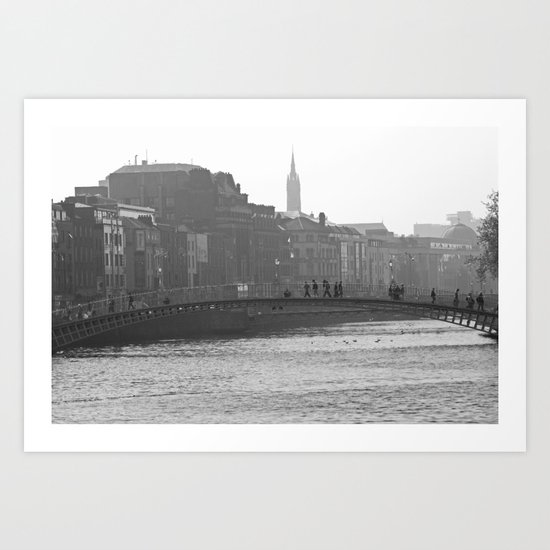 Hazy Ha'Penny Art Print