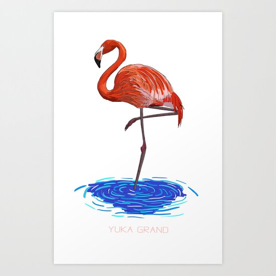 Flamingo Art Print