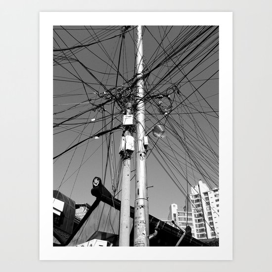 We're all connected Art Print