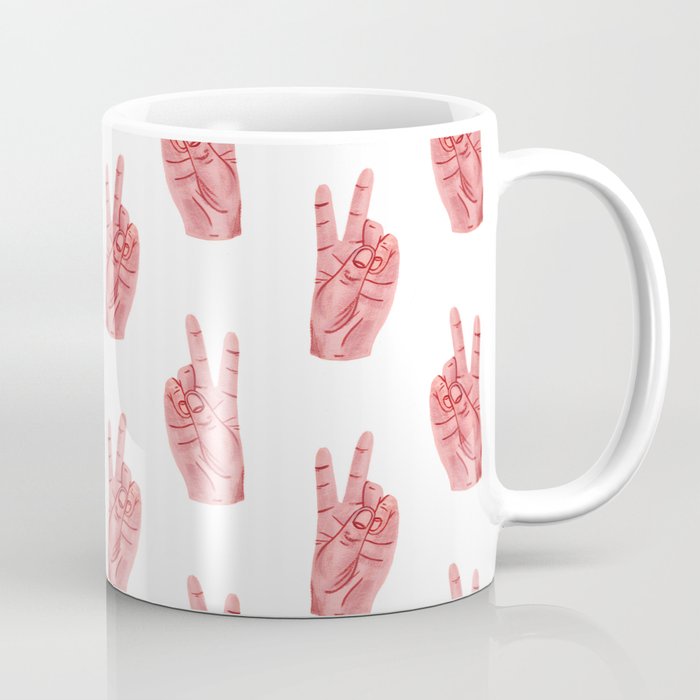 Peace Sign Coffee Mug By Juliealex Society6 Peace Sign Coffee Mug
