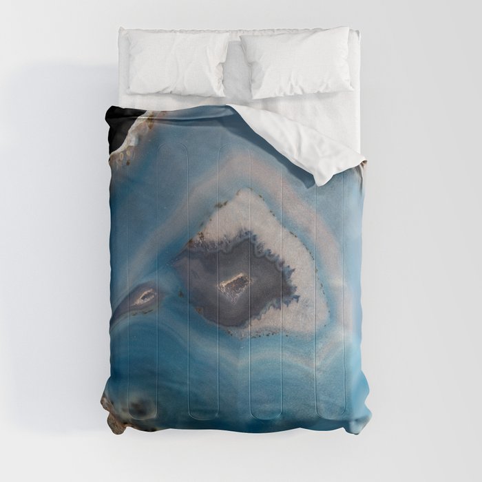 Blue Geode Comforter