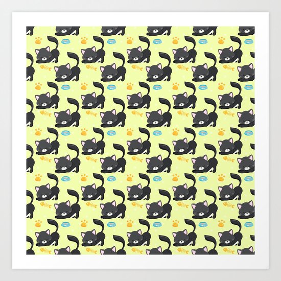 Cute Cat #2 Art Print