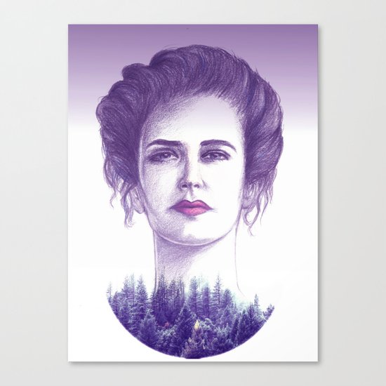 Eva Green/vanessa Canvas Print