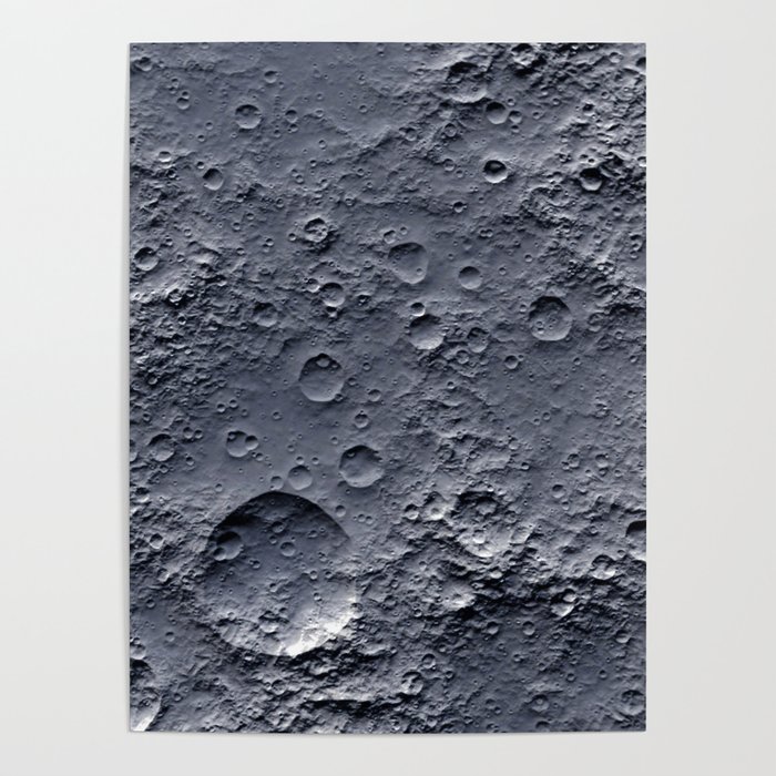 Moon Surface Poster