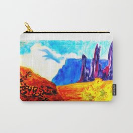 Gila Monster in the Desert Carry-All Pouch