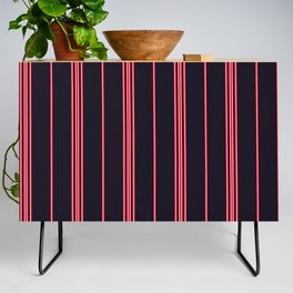 Stripe pattern with navy blue, white and red vertical parallel stripe. Vintage abstract background Credenza