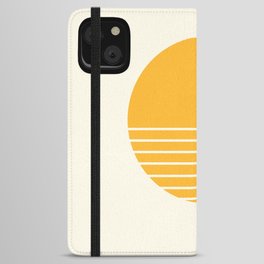 Abstract Orange Sunrise | Under the Same Sun iPhone Wallet Case