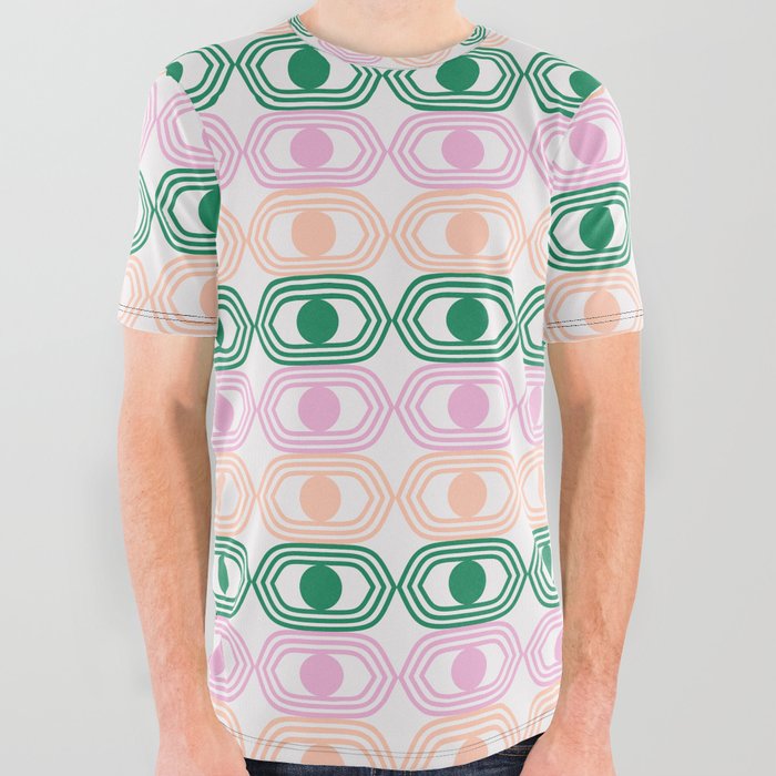 Abstraction_EYES_VISION_ILLUSION_MAGIC_POP_ART_0418A All Over Graphic Tee